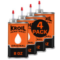 Kroil Original Penetrating Oil (Drip-8oz Can-Case of 4) | Penetrant for Rusted Bolts, Metal, Hinges, Chains, Moving Parts | Rust