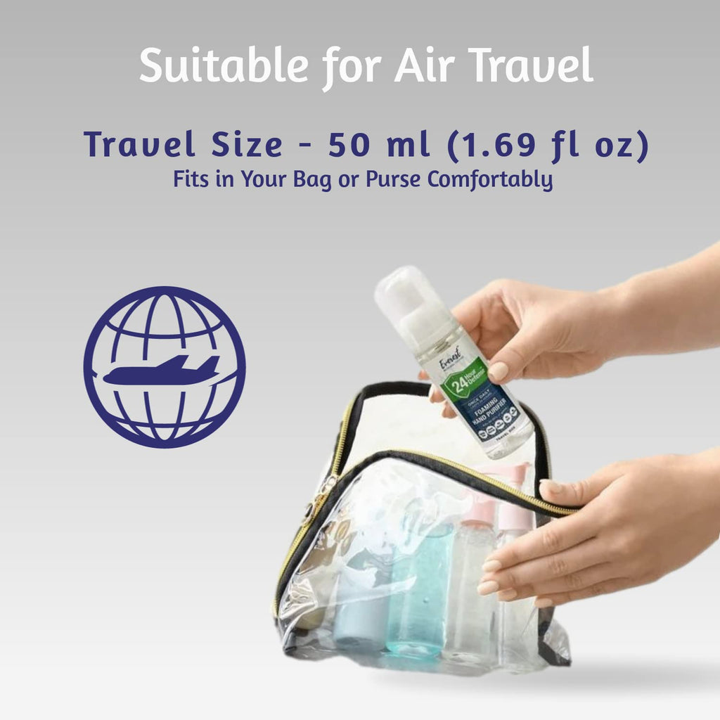 24 Hour Defense Foaming Hand Sanitizer | Kills 99.99% Of Germs | Stays Effective Throughout Hand Washings For 24 Hours Of Lastin