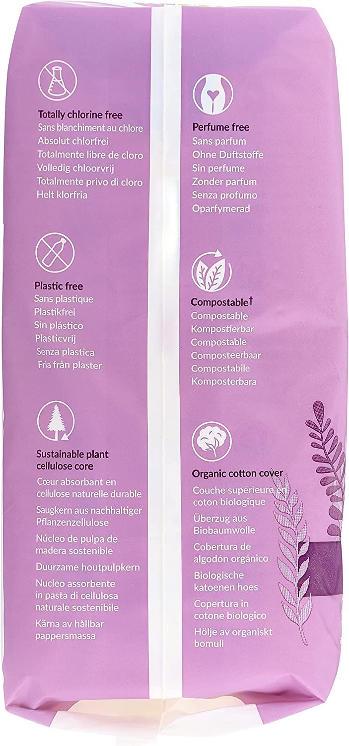 Natracare Pads Maxi Regular 14 Count (6 Pack)