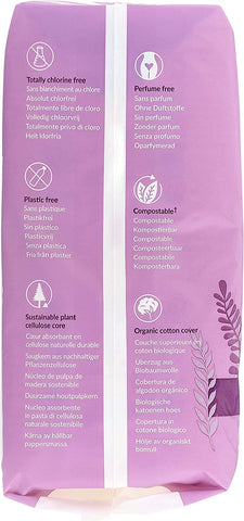 Natracare Pads Maxi Regular 14 Count (6 Pack)