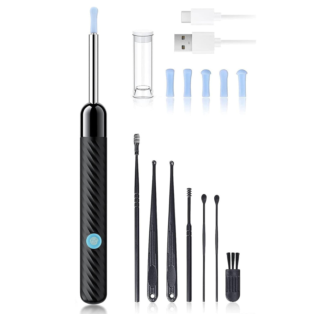Ear Wax Removal Tool Camera - Ear Wax Removal Kit - Ear Cleaner with Camera - 1080P HD Ear Camera with 6 Ear Spoon - Christmas G
