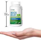 HealthA2Z Mucus Relief DM | Dextromethorphan HBr 20mg | Guaifenesin 400mg | Cough, Immediate Release, Uncoated (200 Count (Pak o