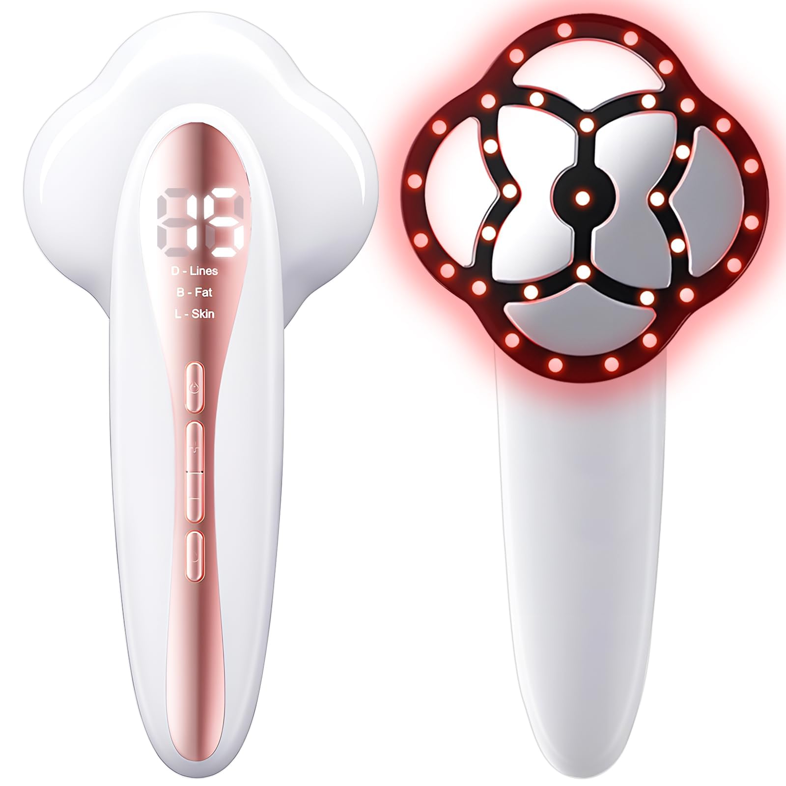 OYNEAGR Body Massager Machine, Professional Handheld Massager with 6 Massager Heads & 3 Modes & 15 Levels, Cordless Electric Bod