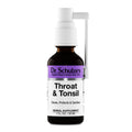 Dr. Schulzes Throat & Tonsil | Cool, Soothe & Protect | Herbal Supplement | Vegan & Kosher | Powerful & Effective | Easy Spray 