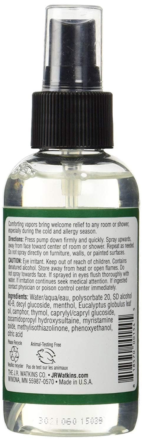 J.R. Watkins: Menthol Camphor Relief Mist, 4 oz (6 pack)