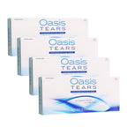 Oasis Tears OT6100 Preservative-Free Lubricant Eye Drops Relief for Dry Eyes | Pack of 4 | 4 x 30 Single-Use Containers