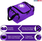 Dixie EMS Dixigear Empty First Responder II Bag 10.5 x 5 x 8 - Purple