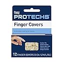 Flents First Aid Finger Covers, 12 Count, Small, Medium, Large, X-Large, Protects Finger While Healing From Injury (3 Pairs Each