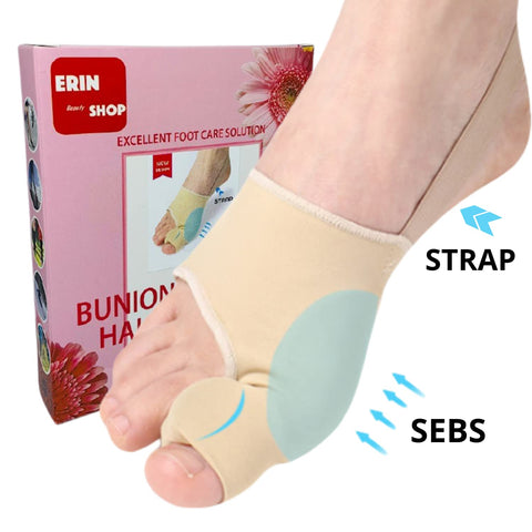 ERINSHOP Bunion Socks Corrector for Pain Relief Hallux Valgus, Splint, Straightener Orthopedic, Separator Pad Brace Sleeve Toe S