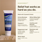 Natures Rite Rehab Remedy Gel, 6.8 OZ (200ML), Soothing, Fast Acting, Non-Greasy Muscle Relief with Natural Ingredients