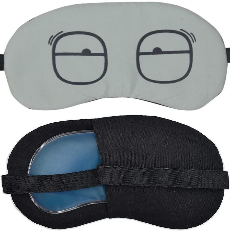 Br Hub 3D Contoured Sleep Eye Mask For Men & Women, Adjustable Soft Light Blocking Eye Cover, Comfortable Travel Sleeping Mask F