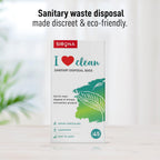 Sirona Sanitary Disposal Bags - 45 | Leakproof, Odor-Concealing Disposal for Tampons, Pads, Liners & More | Hygienic & Travel-Fr