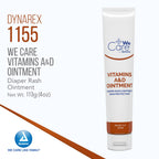 Dynarex Vitamins A & D Ointment, Ointment with Vitamin A and Vitamin D for Body Chaffing, Diaper Rash, Cuts, 6 Boxes of 144 5g P