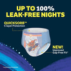 Goodnites Boys Nighttime Bedwetting Underwear, Size Extra Small (28-43 lbs), 15 Ct, Packaging May Vary