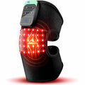 MEIHUIER Knee Massager with Heat & Red Light Therapy, Cordless Rechargeable Heated Knee Brace, 660nm & 850nm Infrared, 5 Heat Le