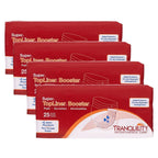 Tranquility TopLiner Disposable Booster Pads, Super (15 x 4.25) Flow-Through Design with Adhesive Strip for Max Absorption, Adul