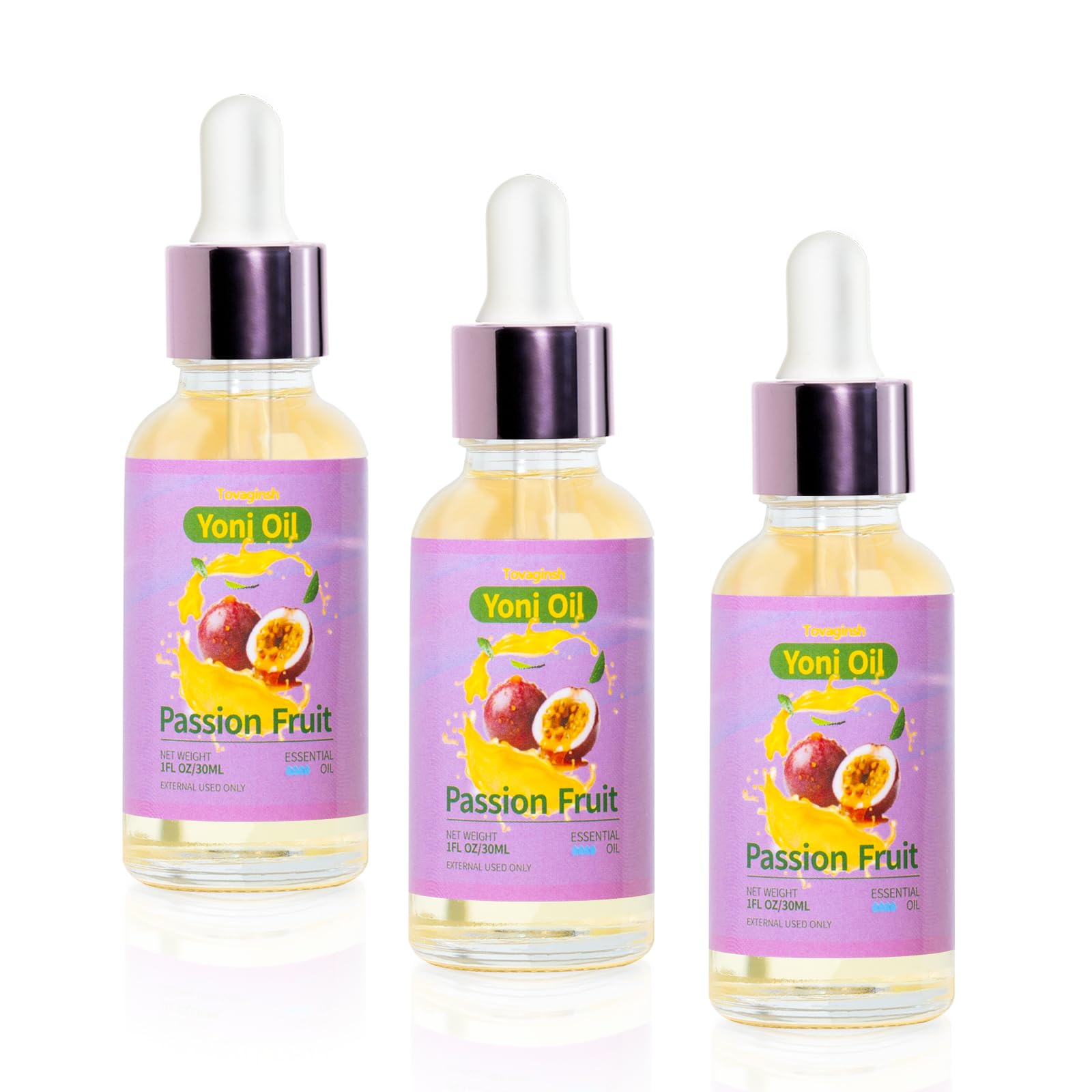 3Pack Yoni Oil for PH Balance, Yoni Wash Feminine Oil for Vaginal Dryness Soothes, Moisturizer Wetness Hygiene Intimate Deodoran