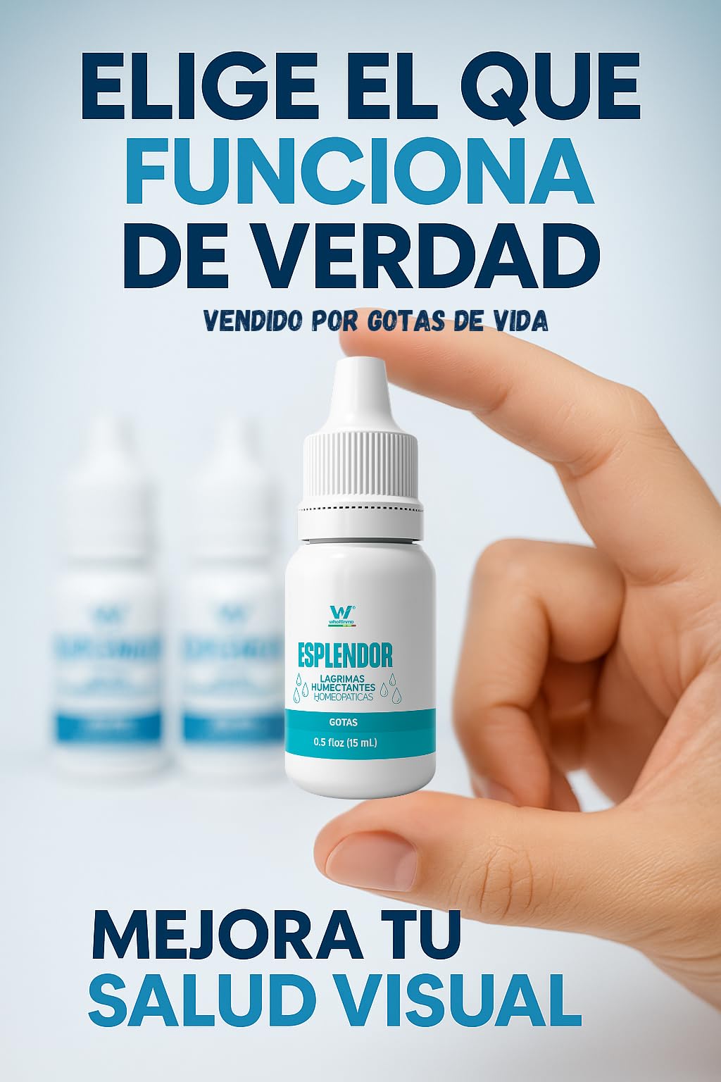 WINNER WORLD Gotas homeopaticas para la Vista. Gotas para Los ojos. Espl  ndor producto Natural para el cuidado de la visi  n.