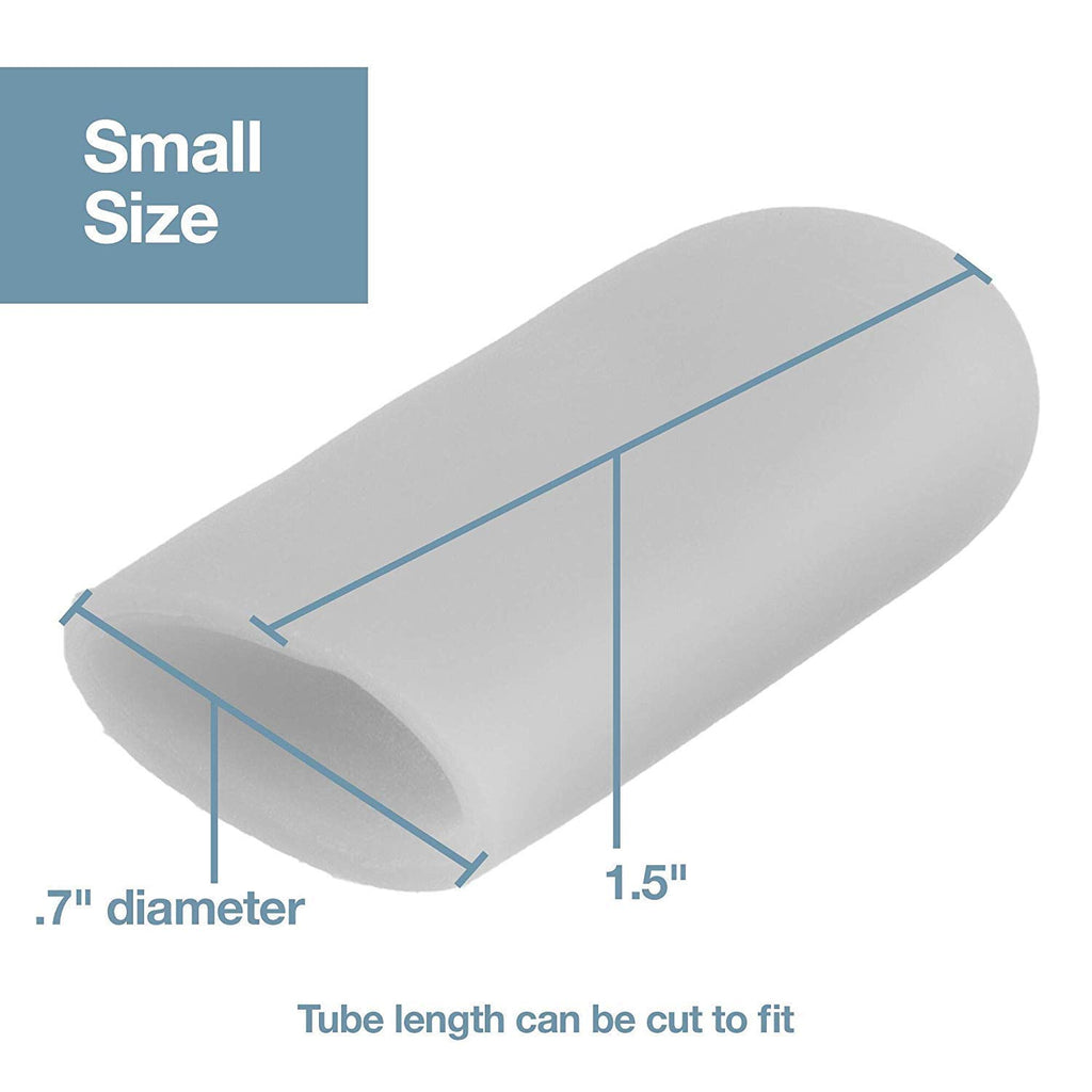 ZenToes 6 Pack Gel Toe Cap and Protector - Cushions and Protects to Provide Relief from Missing or Ingrown Toenails, Corns, Blis