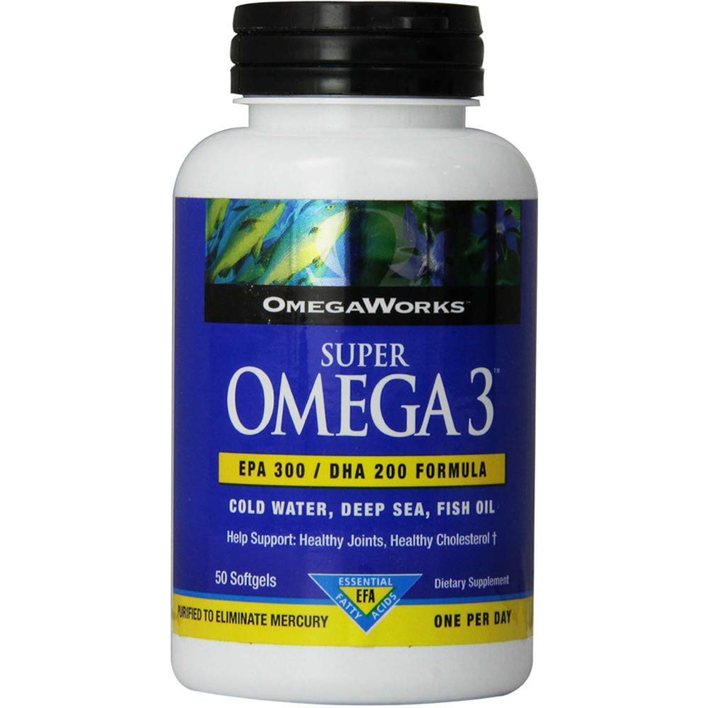 Windmill Health Omega Works Super Omega 3, 50 Softgels