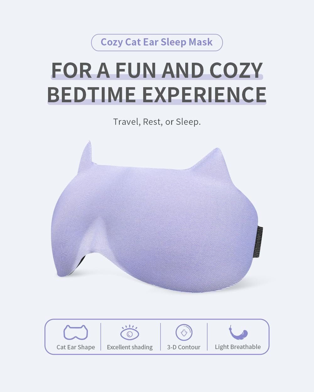 SOFTSLEEP Funny Light Blocking Sleep Mask