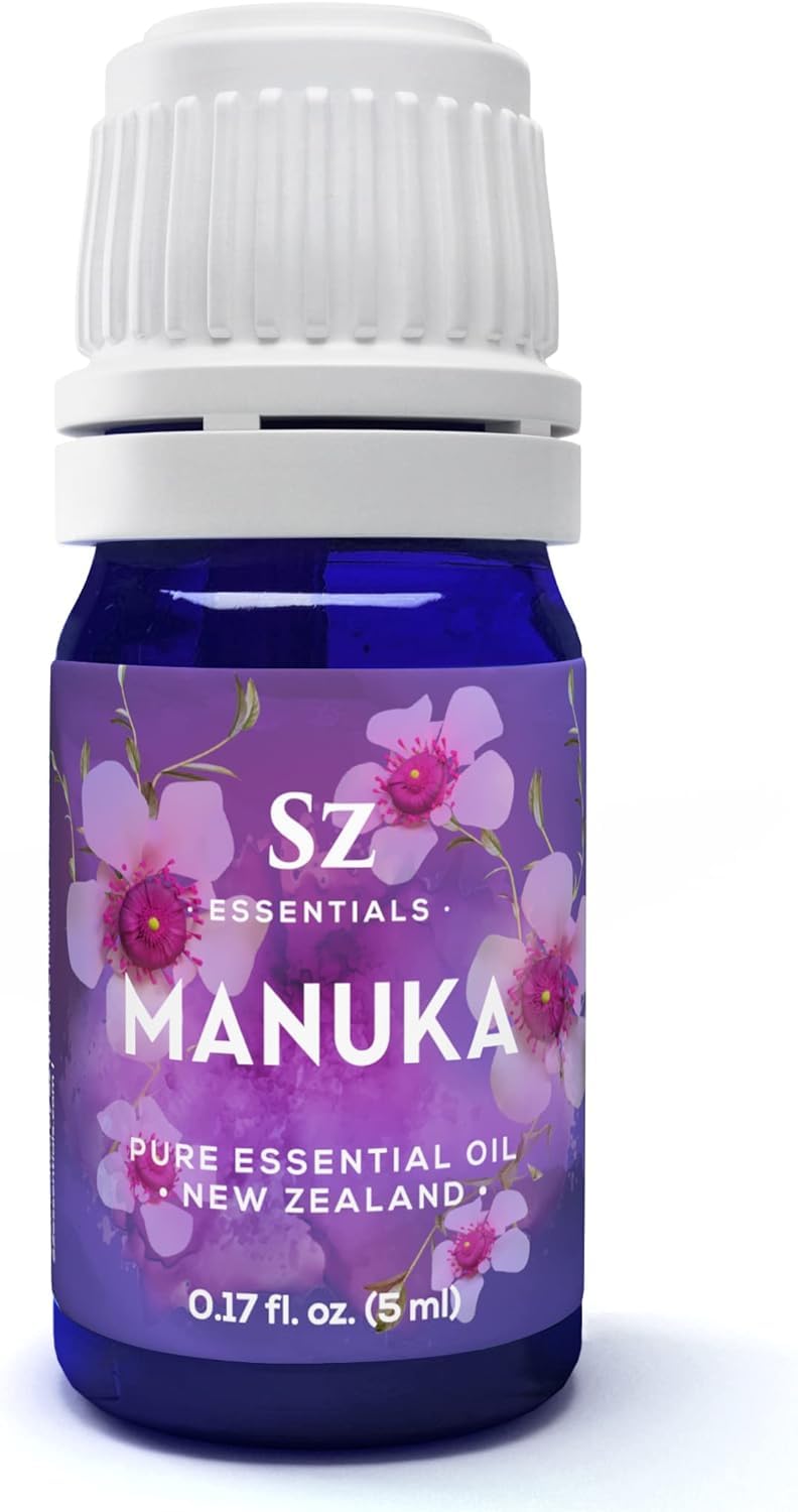 Sz Essentials - Manuka Essential Oil - New Zealand - 100% Pure and Natural, Undiluted - Promotes Natural Solution for Relaxation