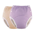 Cotton Incontinence Pants for Adults,Waterproof Leakproof Panties Adjustable Reusable Incontinence Underwears with Snaps Adult C