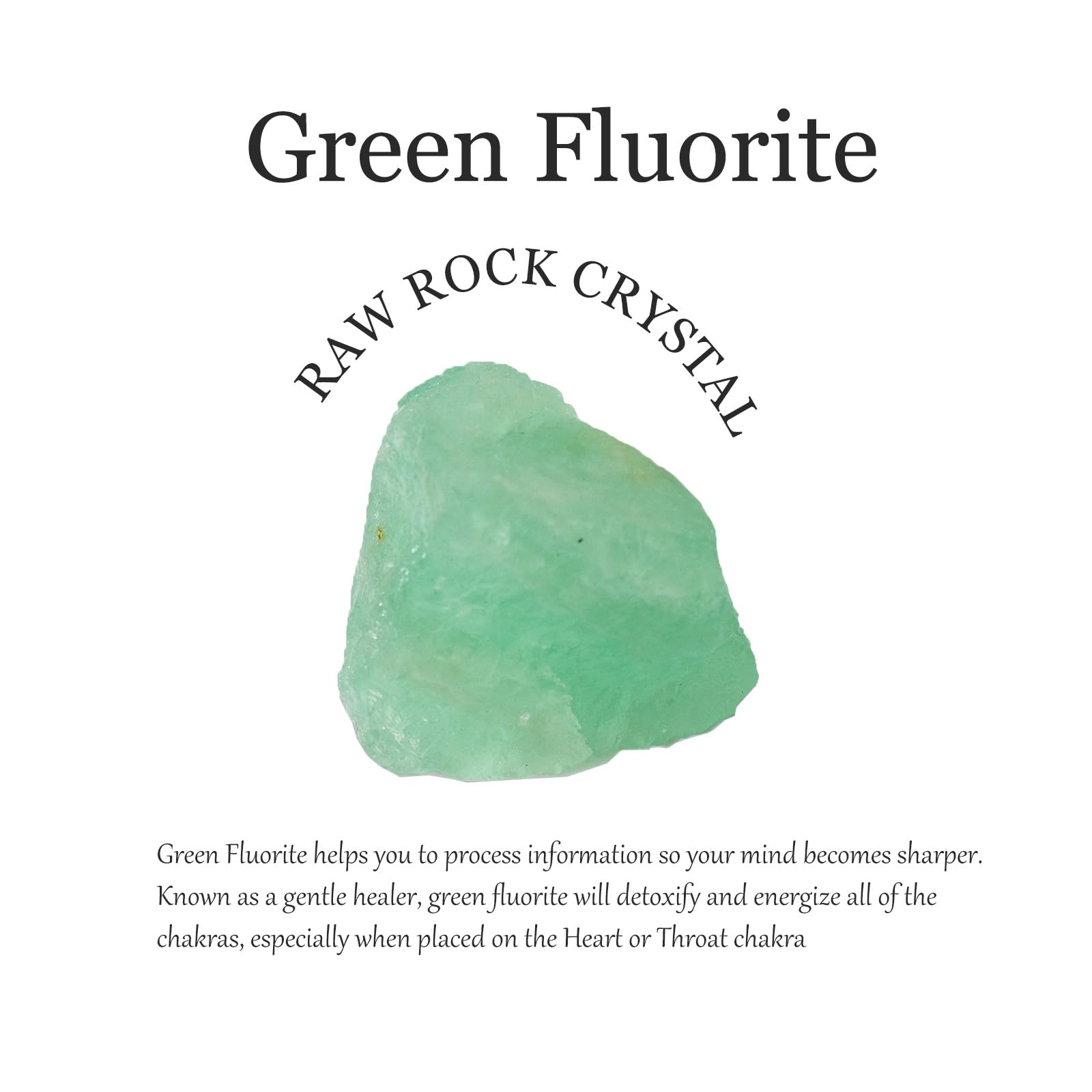 Apengshi Green Fluorite Raw Crystals 2PCS Natural Rough Rocks Healing Crystal and Stones DIY Raw Stones Meditation Fountain Gard