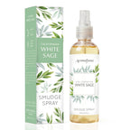 White Sage Smudge Spray by Aromafume | 100ml/3.3 oz | Sage for Cleansing Negative Energy & Protection | Non-Toxic Room Spray | N