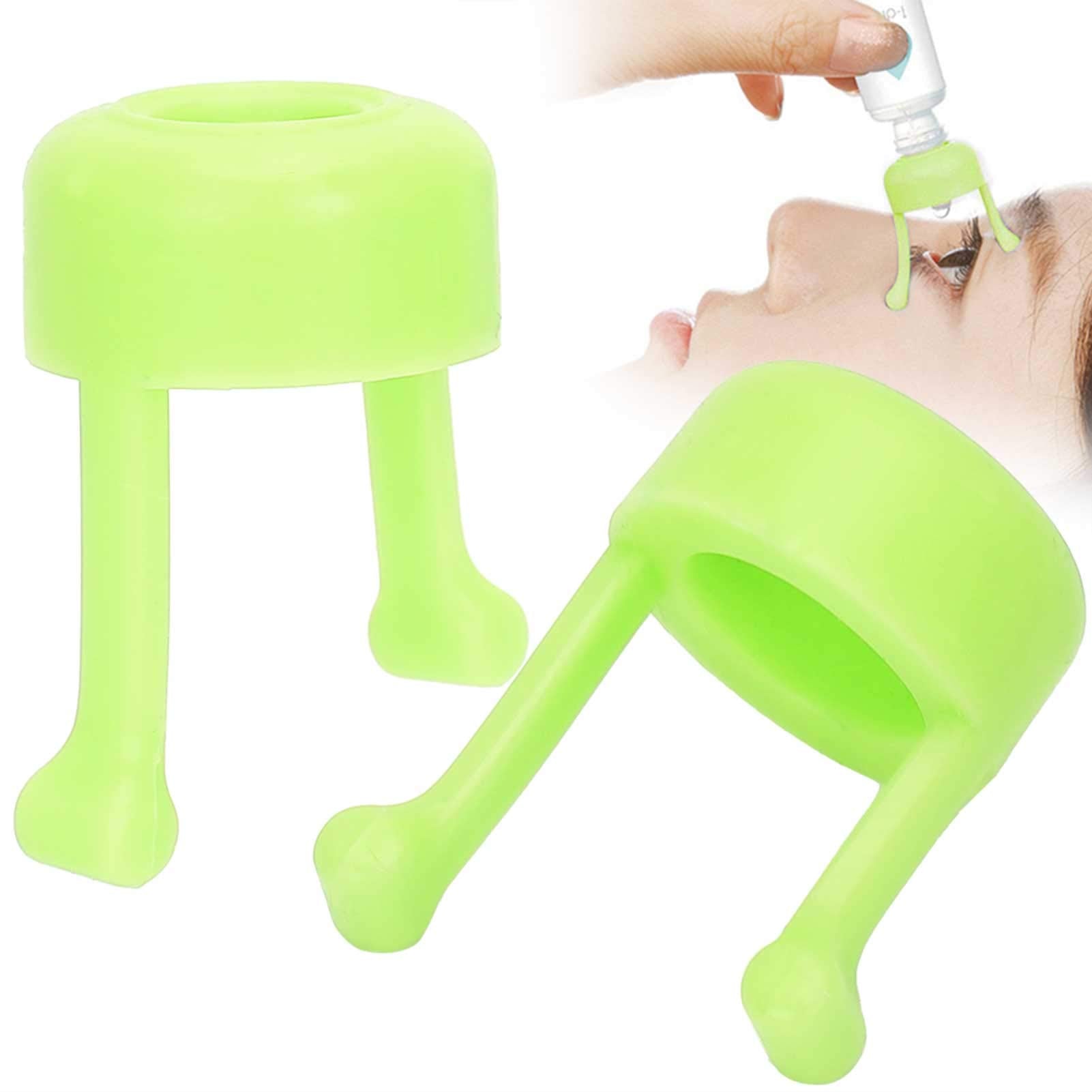 ZJchao 2pcs Portable Eye Drop Bottle Auxiliary Stand, Eye Drop Bottle Holder Bracket, Eyedrop Aid Help Applicator, Prevent Hand 