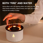 LONYIABBI Flame Air Diffuser Volcano Aroma Diffuser Ultrasonic Oil Diffuser 360mL Auto-Off Protection for Home,Office or Yoga, G
