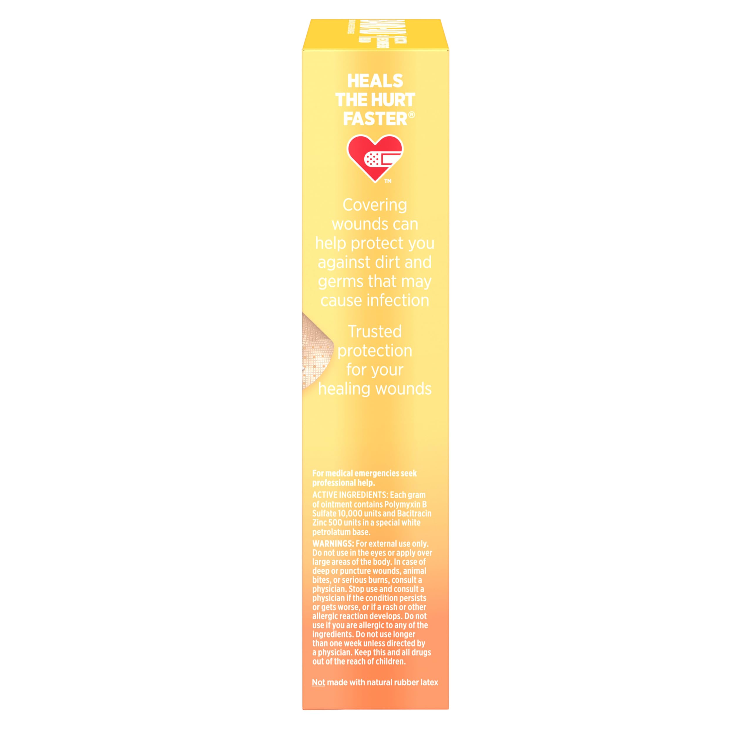 Band-Aid Brand Adhesive Bandages, Plus Antibiotic, Extra Large, 8-Count All-One-Size