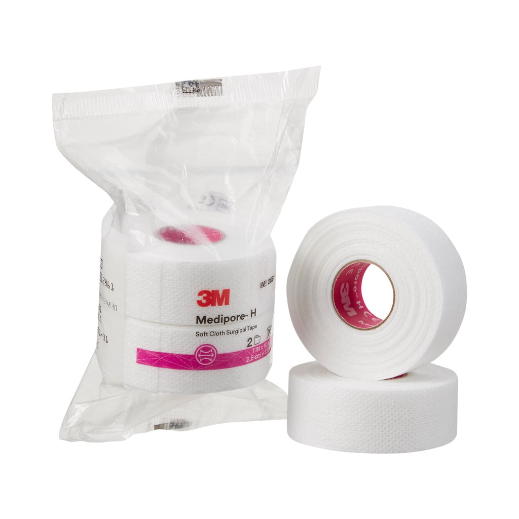 3M Medipore H Perforated Medical Tape 1 x 10 Yd 2861, 1 Pack, 2 /Pack
