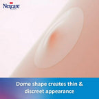 Nexcare Thin and Transparent Acne Patch, Skin Cover Absorbs Pus and Oil from Clogged Pores, made with hydrocolloid, tab allows f