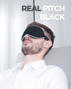 MZOO Luxury Sleep Mask for Back and Side Sleeper, Completely Block Out Light Sleeping Eye Mask for Women Men, Zero Eye Pressure