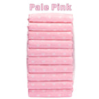 Littleforbig Printed Adult Brief Diapers 10 Pieces - Blushing Baby Pale Pink (Medium 28-38)