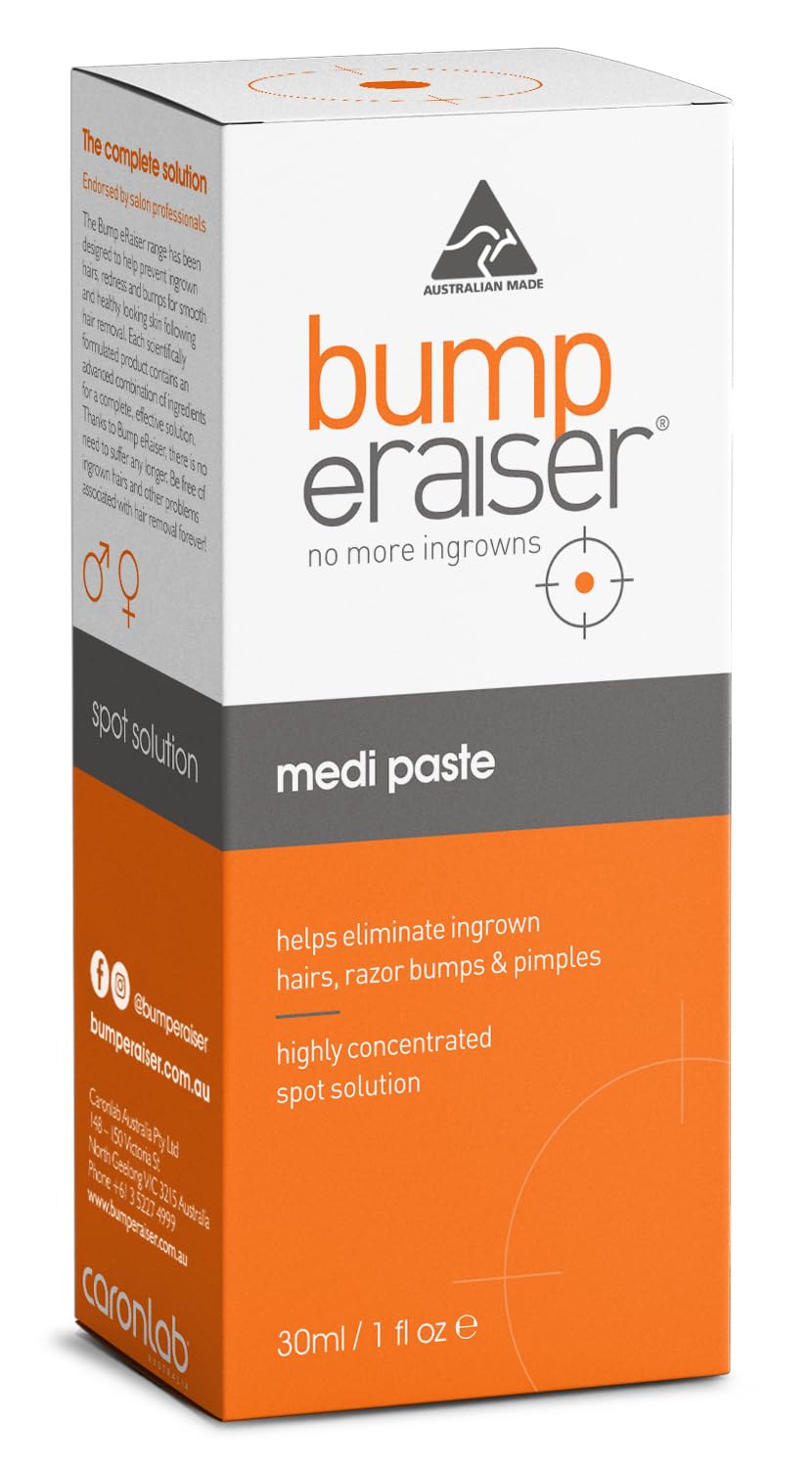 Bump Eraiser Medi Paste 1.0 fl oz for Shaving Rash, Ingrown Hair Treatment, Razor Bumps and Razor Burns