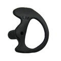MaximalPower Two Way Radio Left & Right Medium Size Soft Silicon Open Ear Insert Earbud Earmould for Acoustic Coil Tube -Black C