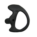 MaximalPower Two Way Radio Left & Right Medium Size Soft Silicon Open Ear Insert Earbud Earmould for Acoustic Coil Tube -Black C
