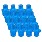 ELYSAID Pack of 100pcs CPR Rescue Mask Training Valves CPR One Way Valve for Training Mask - Individually Wrapped
