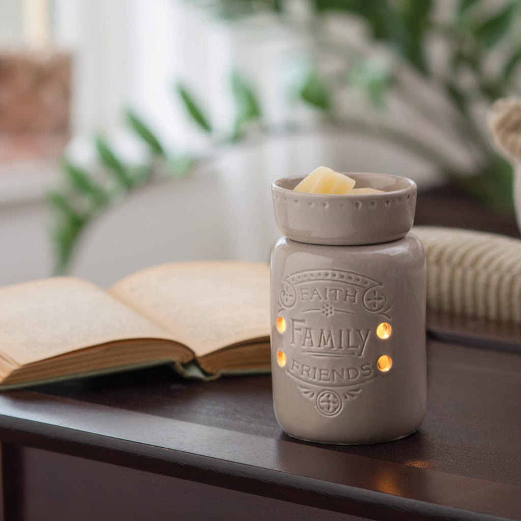 CANDLE WARMERS ETC Midsized Illumination Fragrance Warmer- Light-Up Warmer For Warming Scented Candle Wax Melts and Tarts or Ess