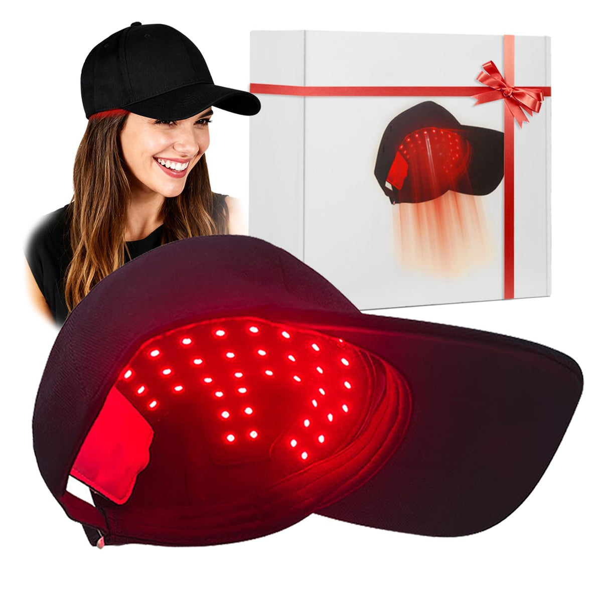 Red Light Therapy Hair Growth Cap, Laser Hair Growth Cap for Men and Women