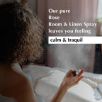 Rose Room, Linen & Pillow Spray by Aromafume | 100ml/3.38 fl oz | with Pure Rose Essential Oil | Aromatherapy Spray | Mist for B