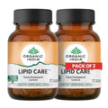 A Tata Product  Organic India Lipid Care  60 Veg Capsules (Pack Of 2), Helps In Normal Cholesterol Levels & Lipid Levels, Lowe