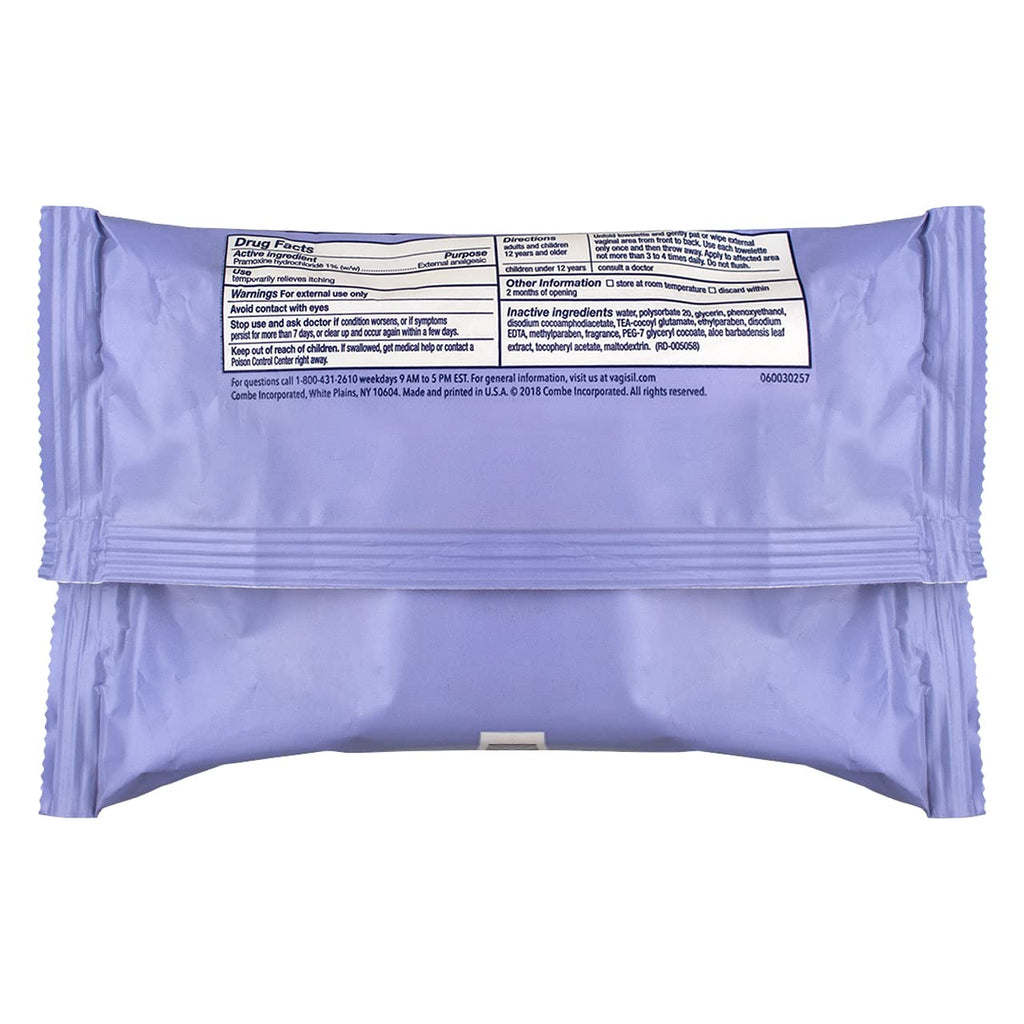 Vagisil Med Wipes Size 20ct