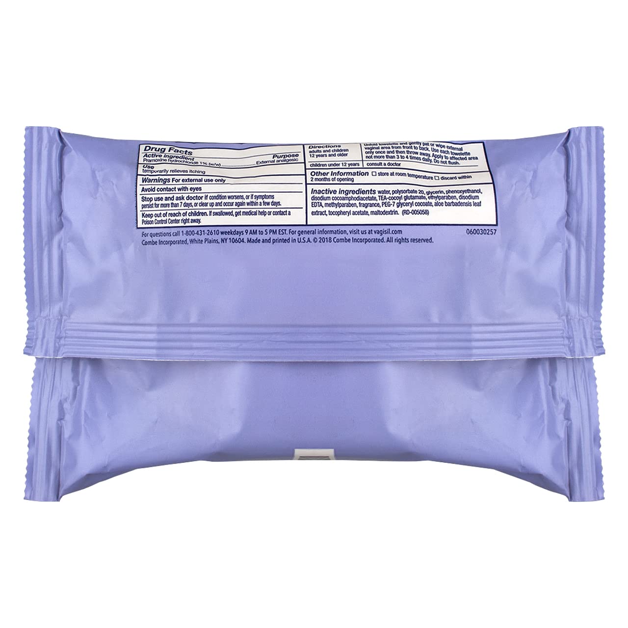 Vagisil Med Wipes Size 20ct