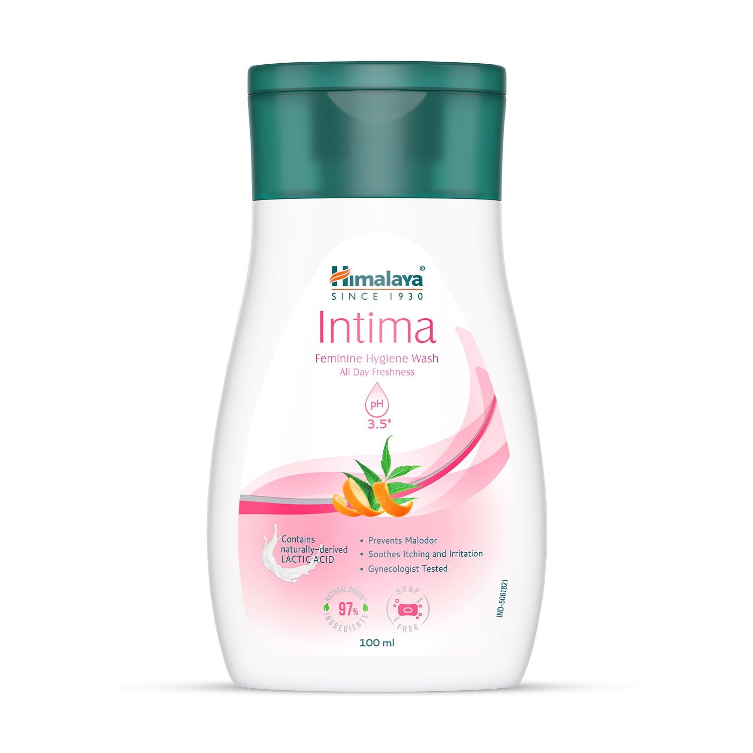 Himalaya Intima | 100 Ml | Feminine Hygiene Wash | Lactic Acid Wash | Balances Ph | Natural Ingredients | Relieves Itching And I