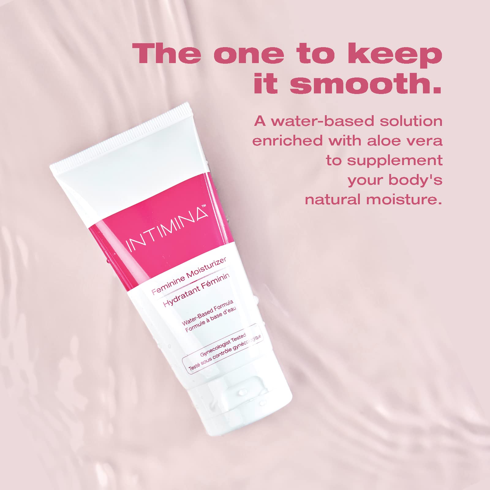 Intimina Feminine Moisturizer - Vaginal Moisturizer - Water Based Lube for Women, Personal Lubricant Water-Based Lube, Water Bas