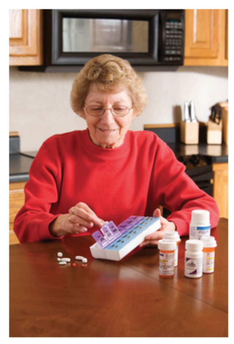 Apex Twice-A-Day Weekly Pill Organizer 1 ea (Color may vary) ( Pack of 6)