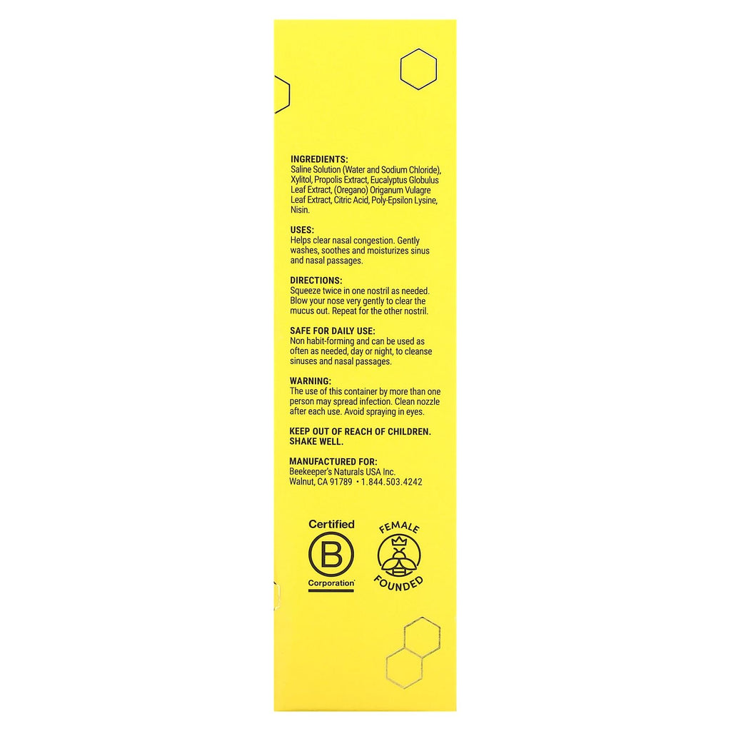 Beekeepers Naturals Propolis Plus Nasal Spray, 1 FZ